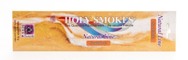 Sandelholz Räucherstäbchen - Natural Line von Holy Smokes (Berk)