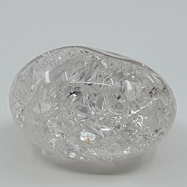 Bergkristall cracked Trommelstein