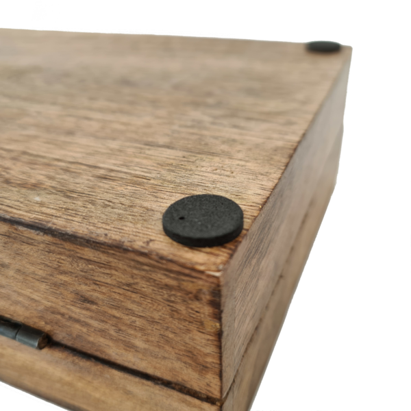 Holzbox Traumfänger aus Mango Holz, Blattgoldüberzug